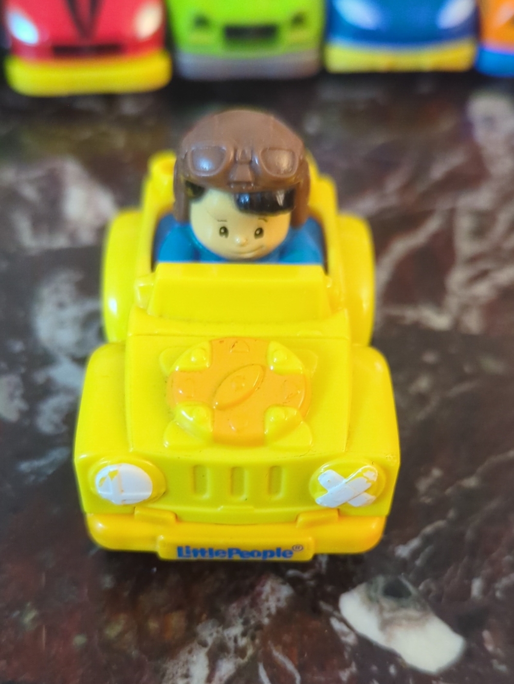 Fisher-Price Little People Yellow Adventure Jeep with Driver